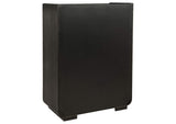222495 Leandro 5-drawer Bedroom Chest of Drawers Burnished Black