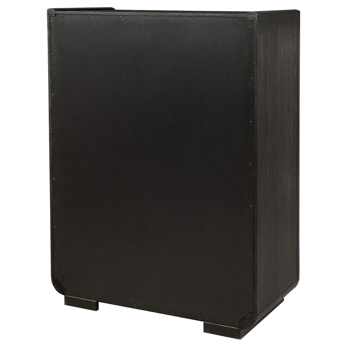 222495 Leandro 5-drawer Bedroom Chest of Drawers Burnished Black