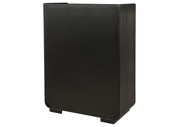 222495 Leandro 5-drawer Bedroom Chest of Drawers Burnished Black