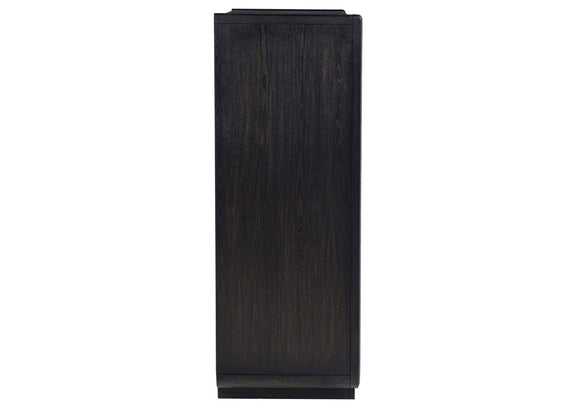 222495 Leandro 5-drawer Bedroom Chest of Drawers Burnished Black