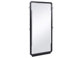 222498 Leandro 76-inch Full Length Floor Mirror Burnished Black