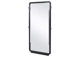 222498 Leandro 76-inch Full Length Floor Mirror Burnished Black