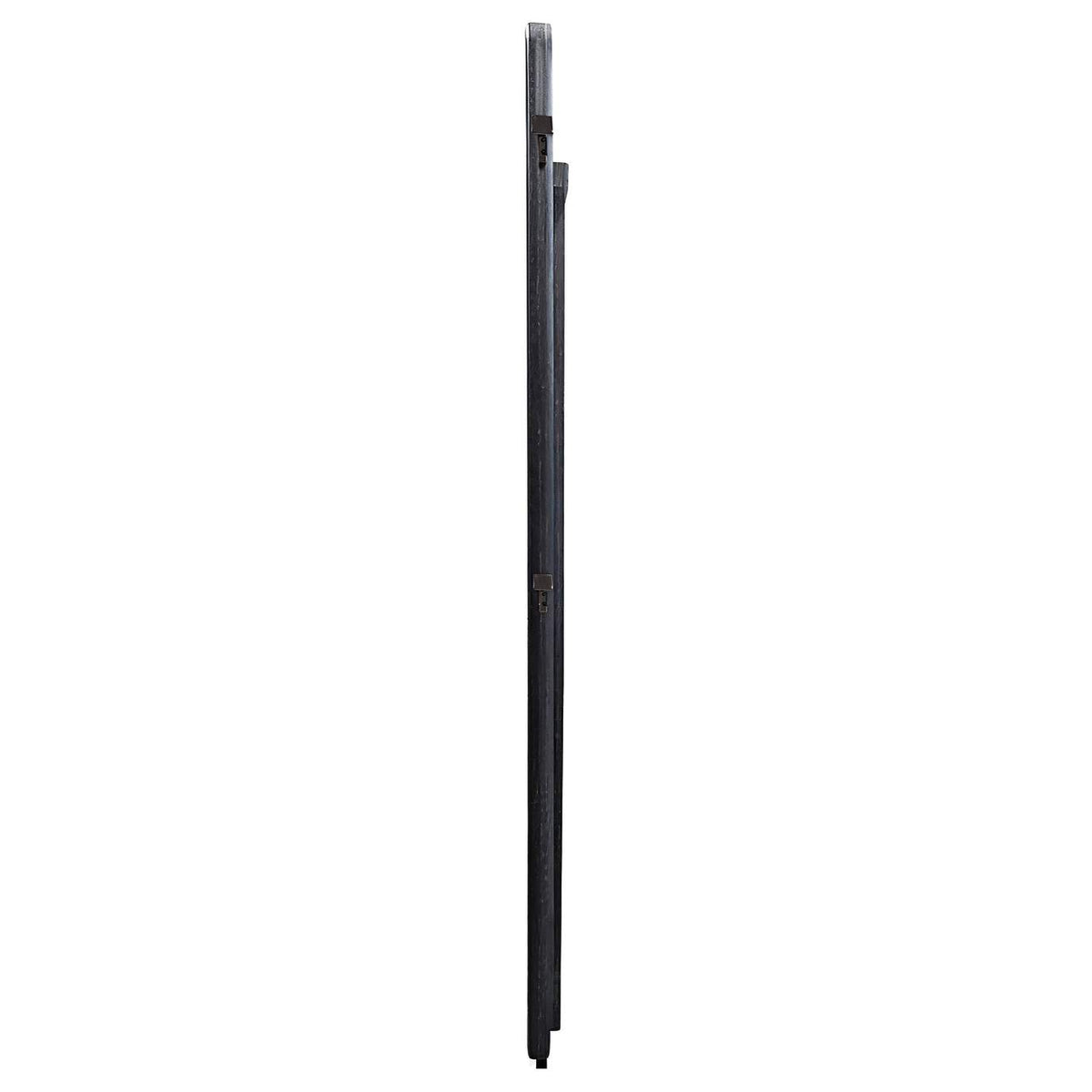 222498 Leandro 76-inch Full Length Floor Mirror Burnished Black