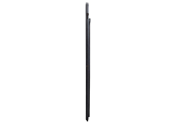 222498 Leandro 76-inch Full Length Floor Mirror Burnished Black