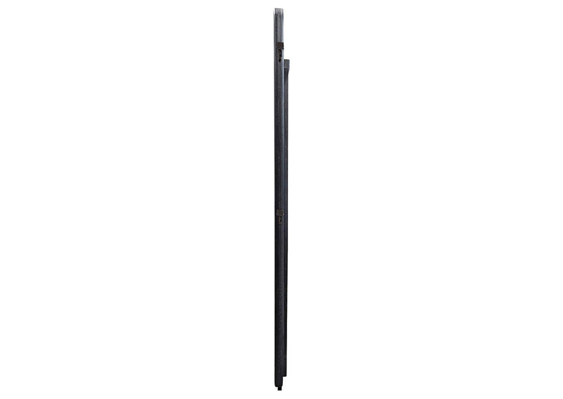 222498 Leandro 76-inch Full Length Floor Mirror Burnished Black