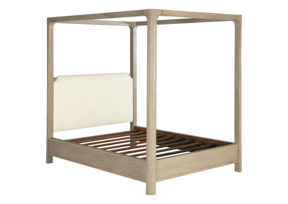 222520KE Solano 85-inch Eastern King Canopy Bed Weathered Mango