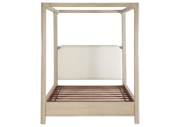 222520KE Solano 85-inch Eastern King Canopy Bed Weathered Mango