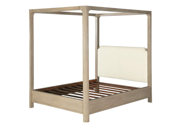222520KE Solano 85-inch Eastern King Canopy Bed Weathered Mango