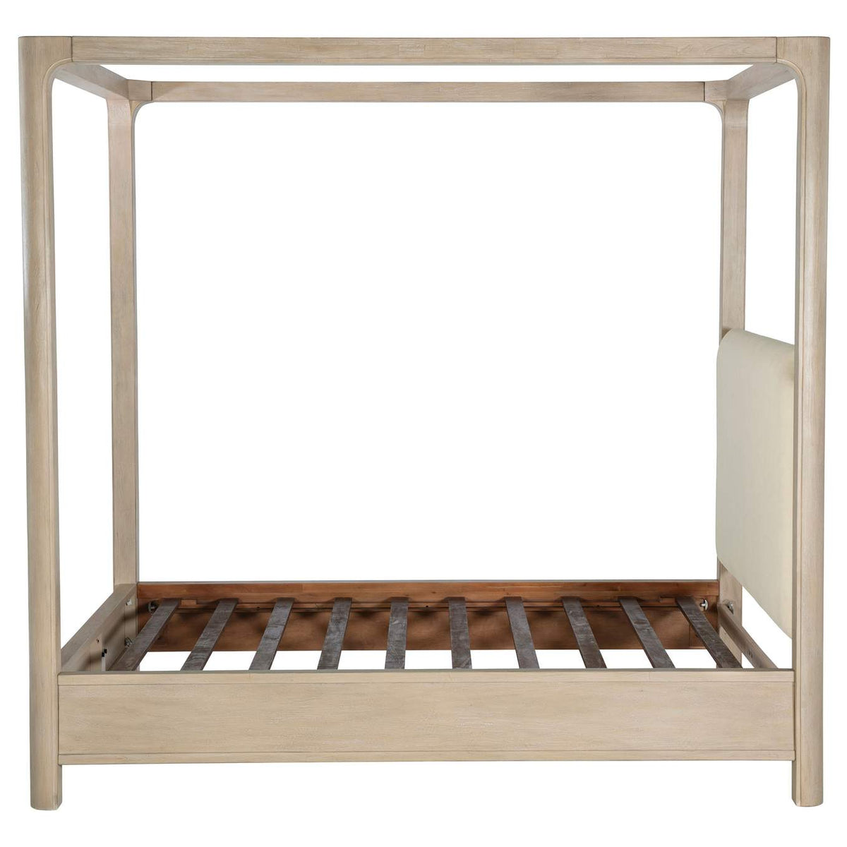 222520KE Solano 85-inch Eastern King Canopy Bed Weathered Mango