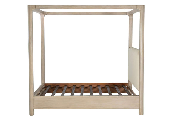 222520KE Solano 85-inch Eastern King Canopy Bed Weathered Mango