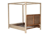 222520KE Solano 85-inch Eastern King Canopy Bed Weathered Mango
