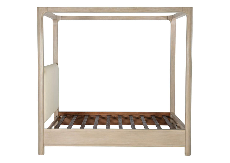 222520KE Solano 85-inch Eastern King Canopy Bed Weathered Mango