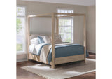 222520Q Solano 85-inch Queen Canopy Bed Weathered Mango