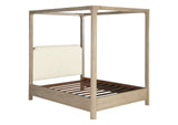 222520Q Solano 85-inch Queen Canopy Bed Weathered Mango