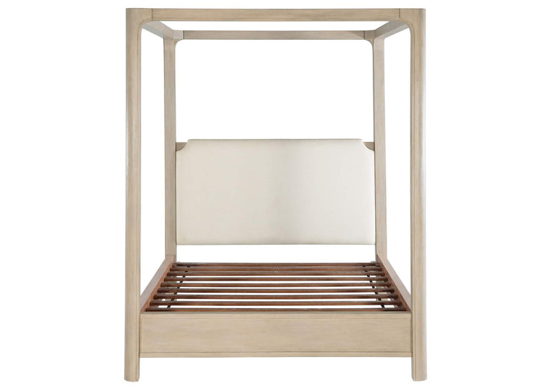 222520Q Solano 85-inch Queen Canopy Bed Weathered Mango
