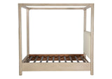 222520Q Solano 85-inch Queen Canopy Bed Weathered Mango