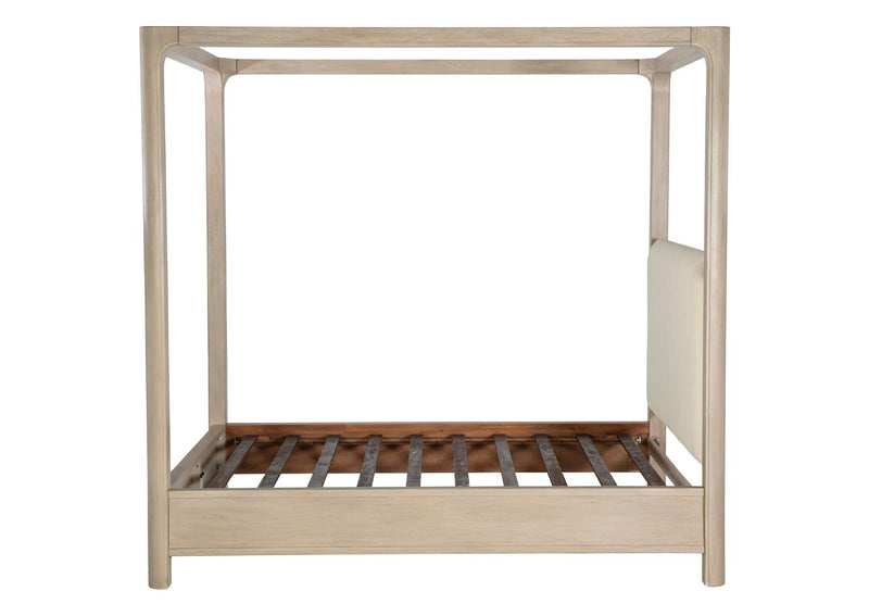 222520Q Solano 85-inch Queen Canopy Bed Weathered Mango
