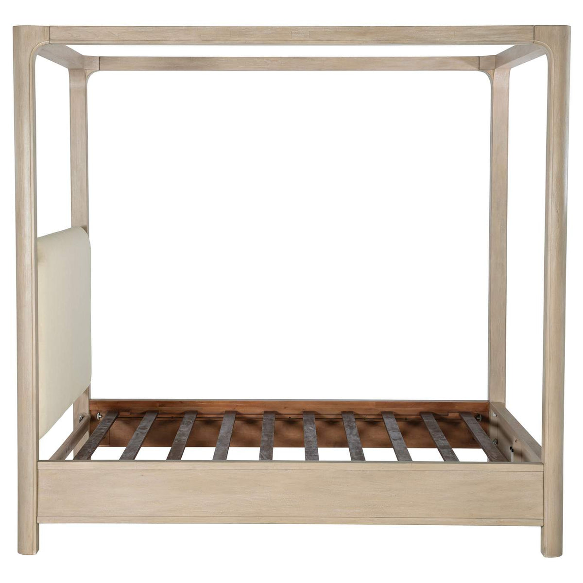 222520Q Solano 85-inch Queen Canopy Bed Weathered Mango