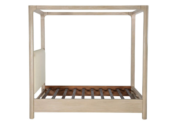 222520Q Solano 85-inch Queen Canopy Bed Weathered Mango