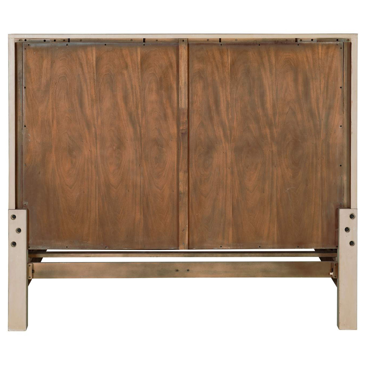 222521KE Solano 56-inch Eastern King Panel Bed Weathered Mango