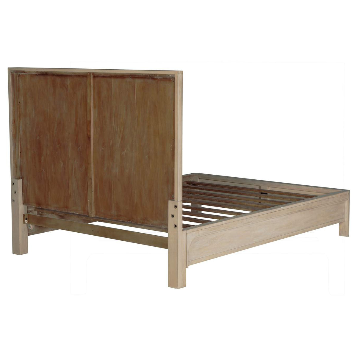 222521KE Solano 56-inch Eastern King Panel Bed Weathered Mango