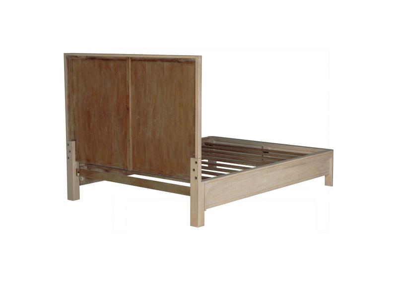 222521KE Solano 56-inch Eastern King Panel Bed Weathered Mango