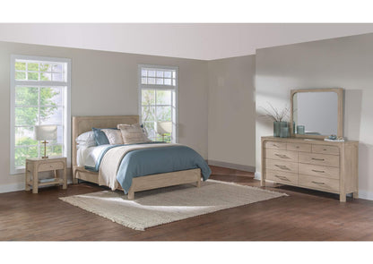 222521Q-S4 Solano 4-piece Queen Bedroom Set Weathered Mango