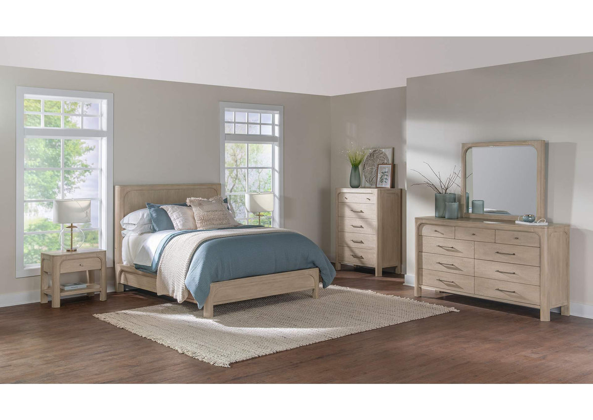 222521Q-S5 Solano 5-piece Queen Bedroom Set Weathered Mango