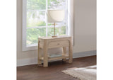 222522 Solano 1-drawer Nightstand Bedside Table Weathered Mango