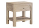 222522 Solano 1-drawer Nightstand Bedside Table Weathered Mango