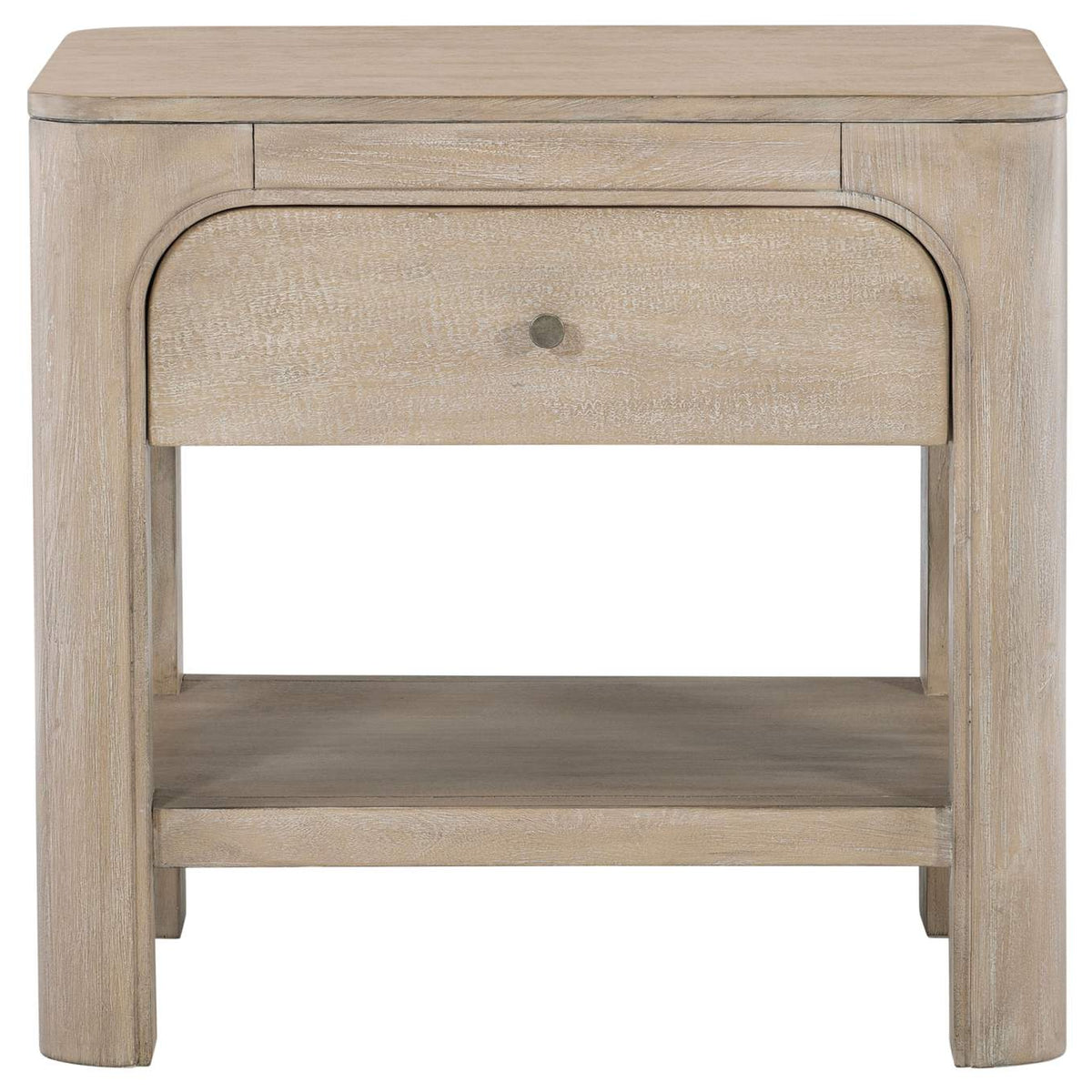 222522 Solano 1-drawer Nightstand Bedside Table Weathered Mango