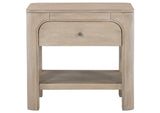 222522 Solano 1-drawer Nightstand Bedside Table Weathered Mango