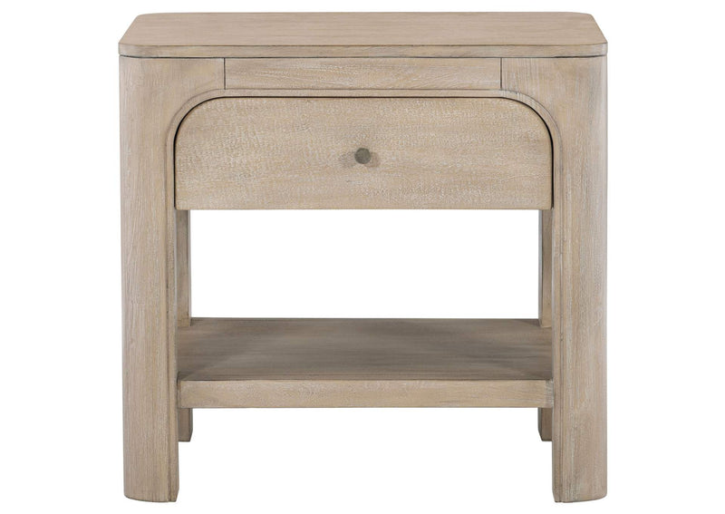 222522 Solano 1-drawer Nightstand Bedside Table Weathered Mango