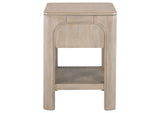 222522 Solano 1-drawer Nightstand Bedside Table Weathered Mango