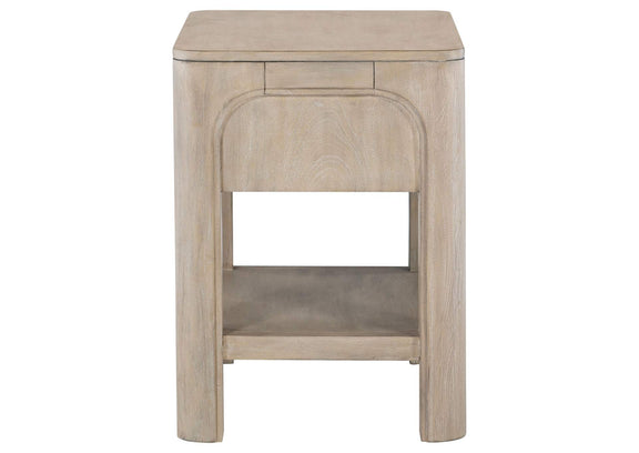 222522 Solano 1-drawer Nightstand Bedside Table Weathered Mango