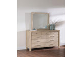 222523M Solano 9-drawer Bedroom Dresser with Mirror Weathered Mango