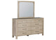 222523M Solano 9-drawer Bedroom Dresser with Mirror Weathered Mango