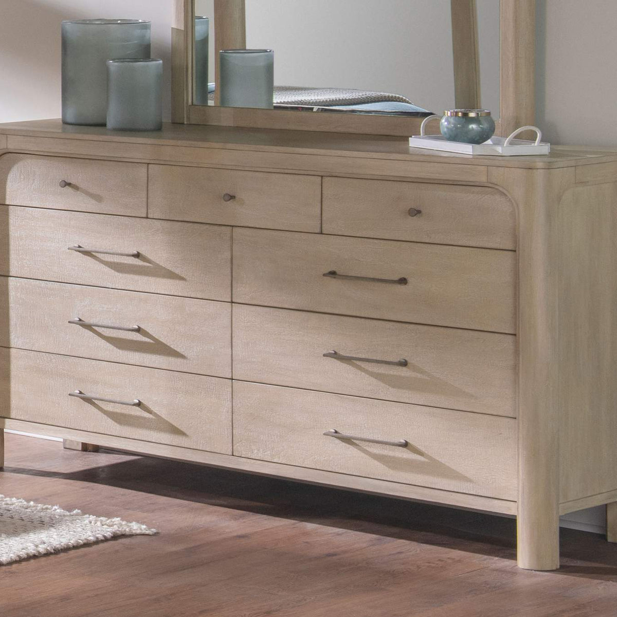 222523 Solano 9-drawer Bedroom Dresser Cabinet Weathered Mango