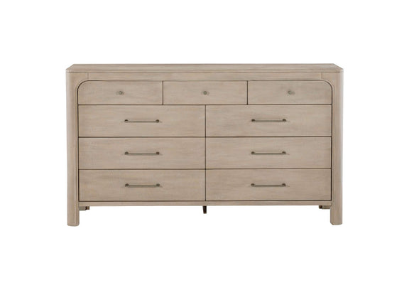 222523 Solano 9-drawer Bedroom Dresser Cabinet Weathered Mango