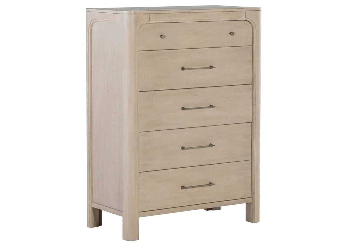222525 Solano 5-drawer Bedroom Chest of Drawers Weathered Mango