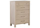 222525 Solano 5-drawer Bedroom Chest of Drawers Weathered Mango