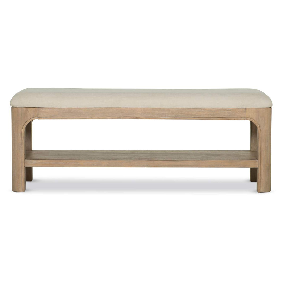 222526 Solano 52-inch Bedroom Bed End Bench Weathered Mango