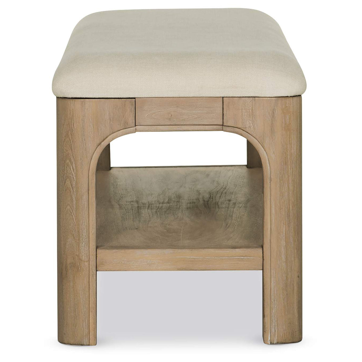 222526 Solano 52-inch Bedroom Bed End Bench Weathered Mango