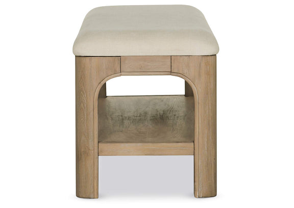 222526 Solano 52-inch Bedroom Bed End Bench Weathered Mango