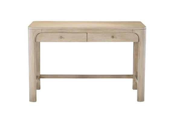 222527 Solano 2-drawer Makeup Table Vanity Desk Weathered Mango