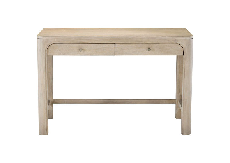 222527 Solano 2-drawer Makeup Table Vanity Desk Weathered Mango