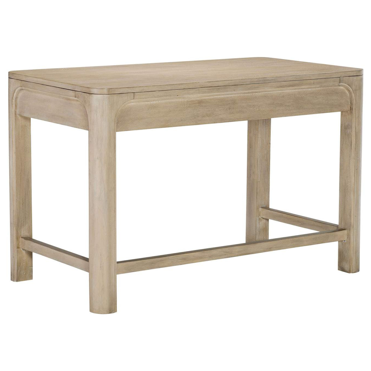 222527 Solano 2-drawer Makeup Table Vanity Desk Weathered Mango