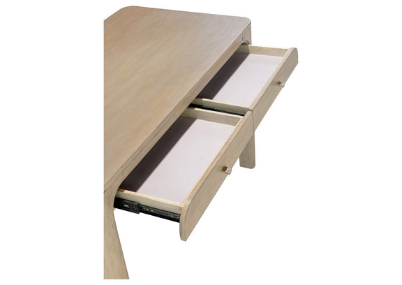 222527 Solano 2-drawer Makeup Table Vanity Desk Weathered Mango