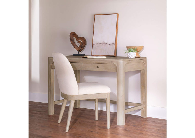 222527 Solano 2-drawer Makeup Table Vanity Desk Weathered Mango