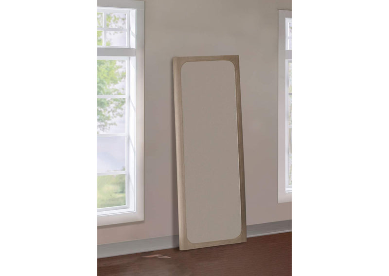 222528 Solano 80-inch Full Length Floor Mirror Weathered Mango